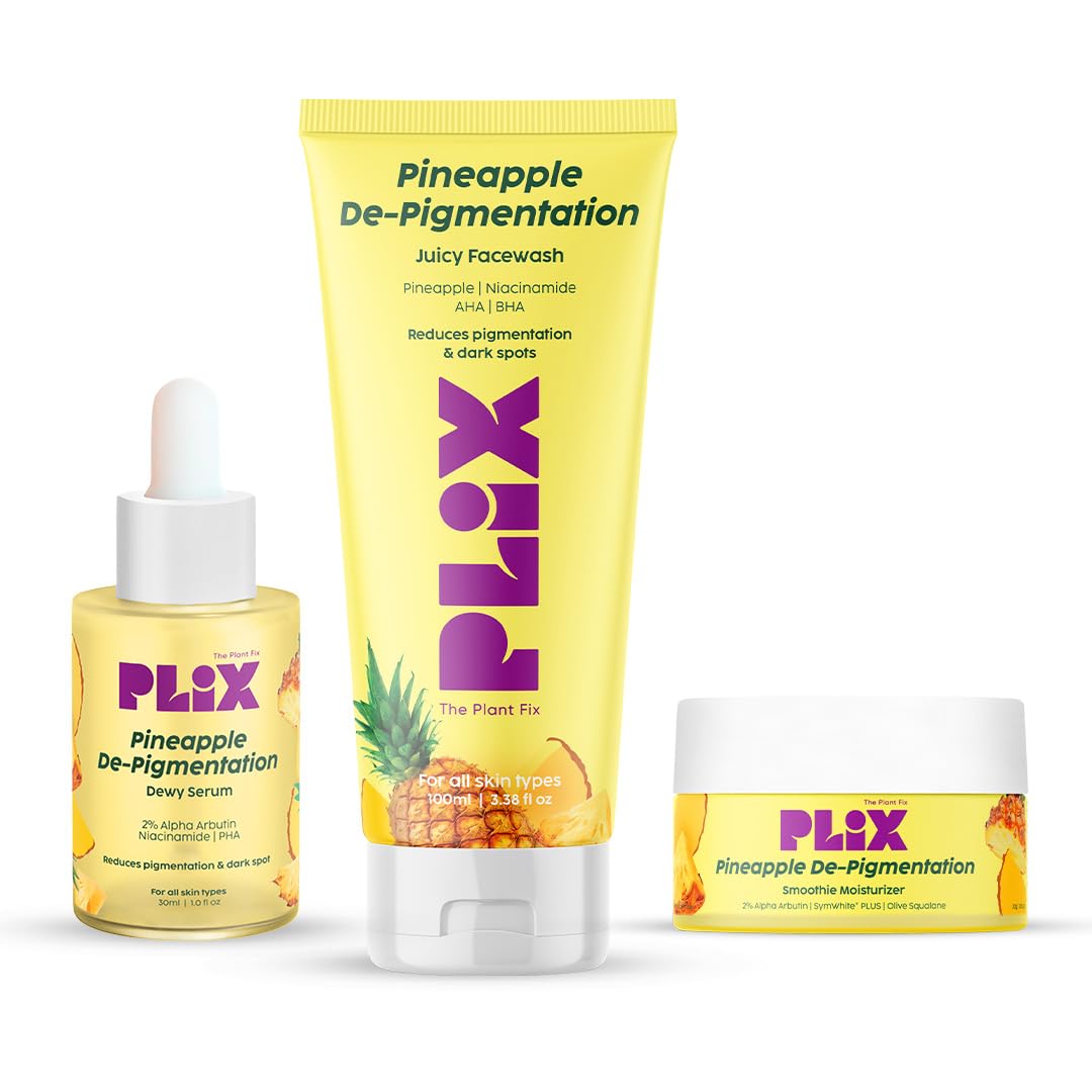 The Plant Fix Plix Pineapple Pigmentation Skincare Kit For Dark